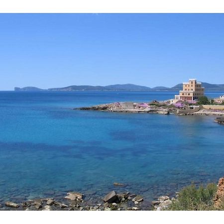 Appartamento In Centro Fronte Spiaggia Del Lido Con Terrazza Vista Mare E Wi-Fi Alghero Exterior foto